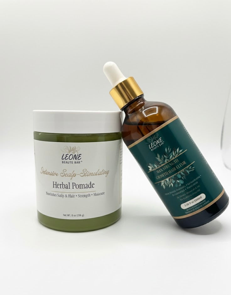 Leone Beaute Bar Hair Growth pomade and Hair Growth Oil  set