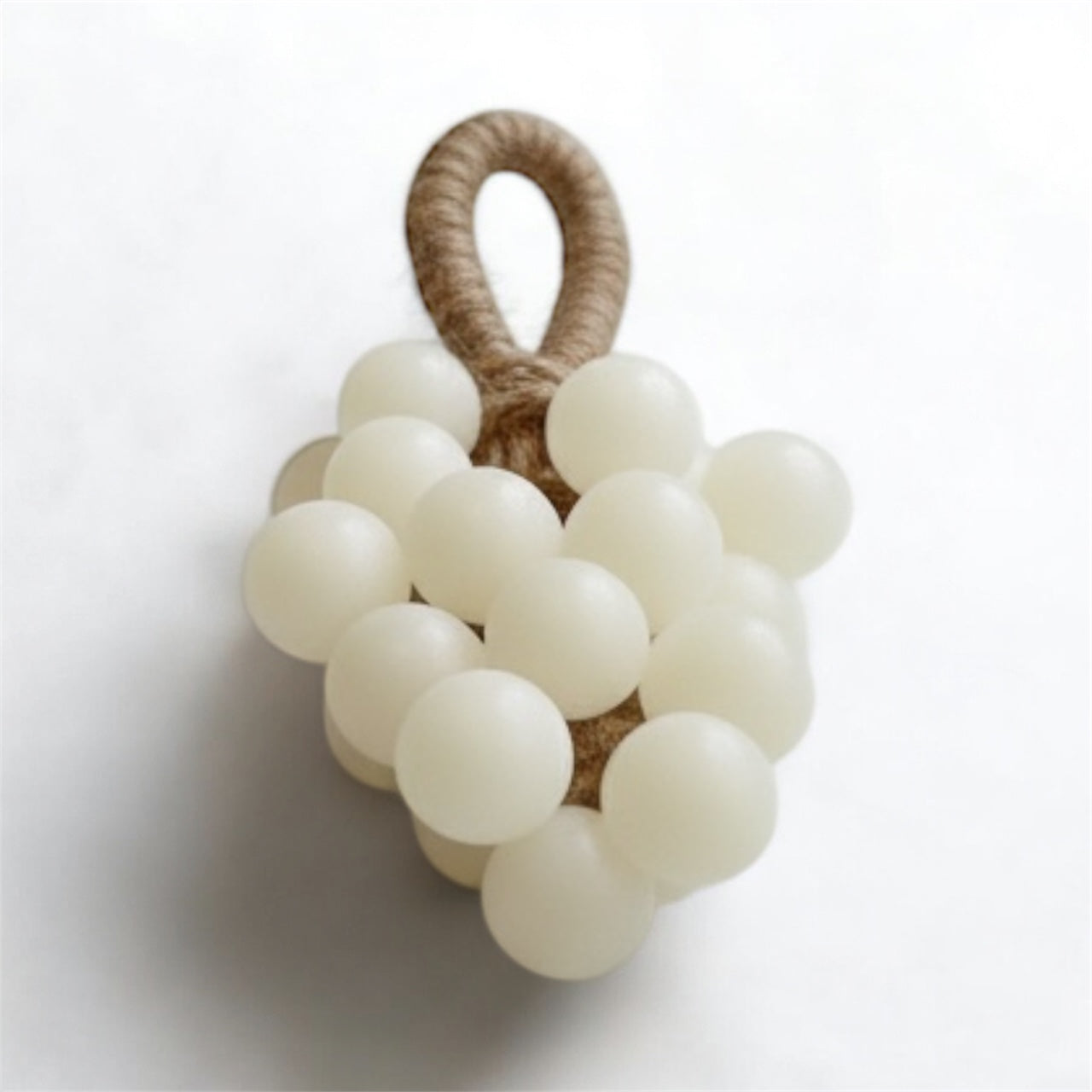Decorative grapevine  soap  on a white background